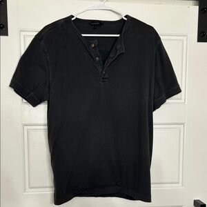 Banana Republic Dark Gray Henley Shirt